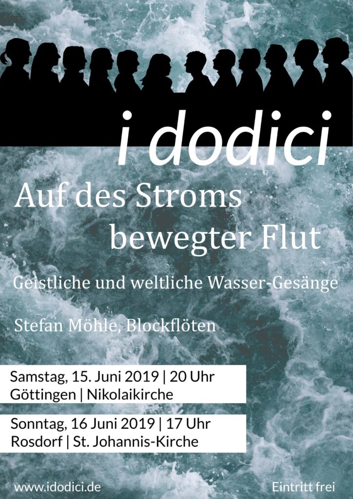 Plakat Auf des Stroms bewegter Flut 2019