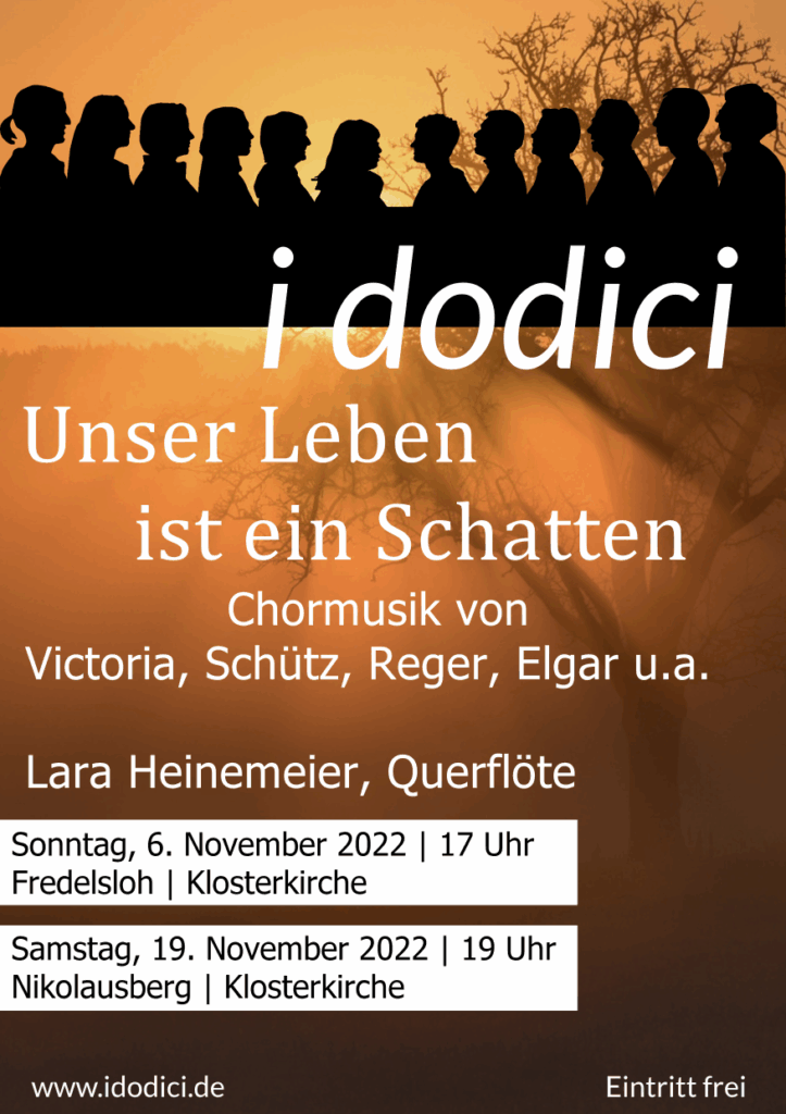 Plakat Unser Leben ist ein Schatten 2022